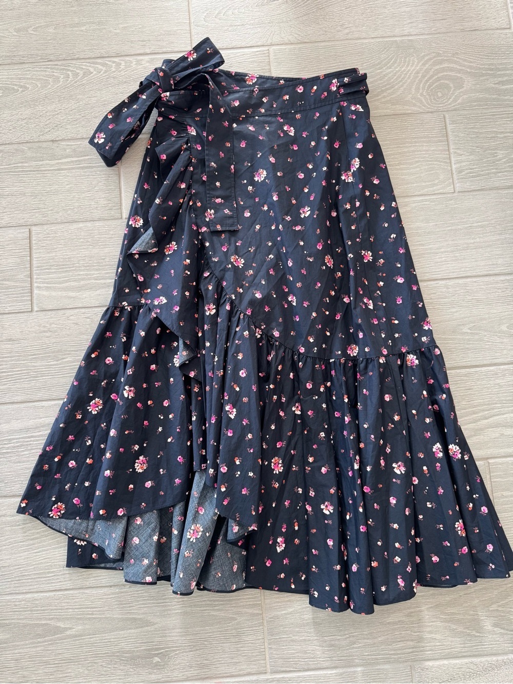 REBECCA TAYLOR Mia Ruffle Wrap Skirt VGUC - Picture 5 of 9